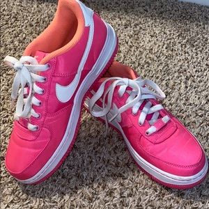 Pink Air Force ones